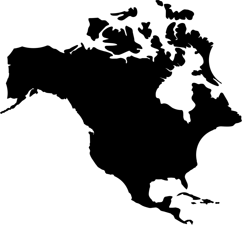 North America button